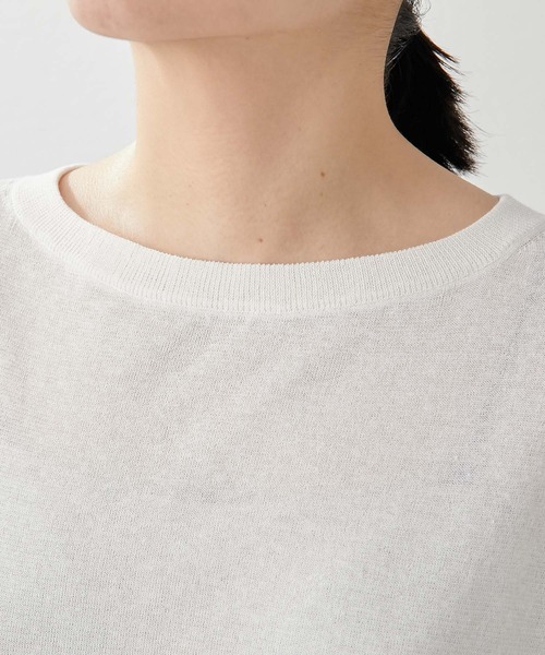 スクエアニットプルオーバー