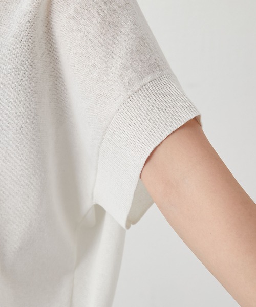 スクエアニットプルオーバー