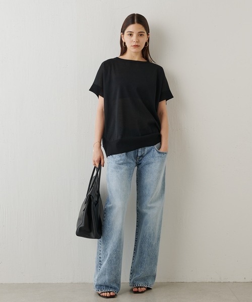 スクエアニットプルオーバー