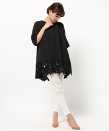 BEARDSLEY（ビアズリー）の「裾レースチュニック（シャツ/ブラウス