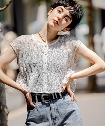 PAGEBOY | コスモスレースノースリーブブラウス(シャツ/ブラウス)