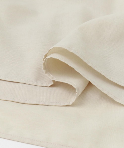 URBAN RESEARCH DOORS（アーバンリサーチドアーズ）の「『UR TECH Smart Linen Touch』レイヤードフレンチブラウス（シャツ/ブラウス・レディース・ベージュ系その他/ネイビー・MEDIUM）」の12枚目の写真