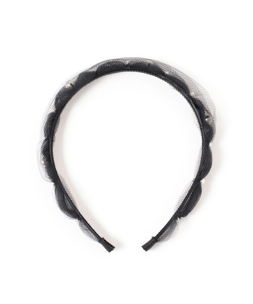 Ray BEAMS（レイビームス）の「Holly Jackie / ランダム パール カチューシャ（カチューシャ・レディース・ブラック/ベージュ・ONE SIZE）」の5枚目の写真