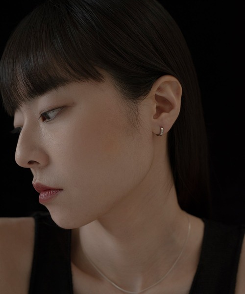 novice（ノーヴィス）の「【novice】Hinged Mini Hoop Pierce［Stainless］（ピアス（両耳用）・レディース・シルバー/ゴールド・FREE）」の14枚目の写真