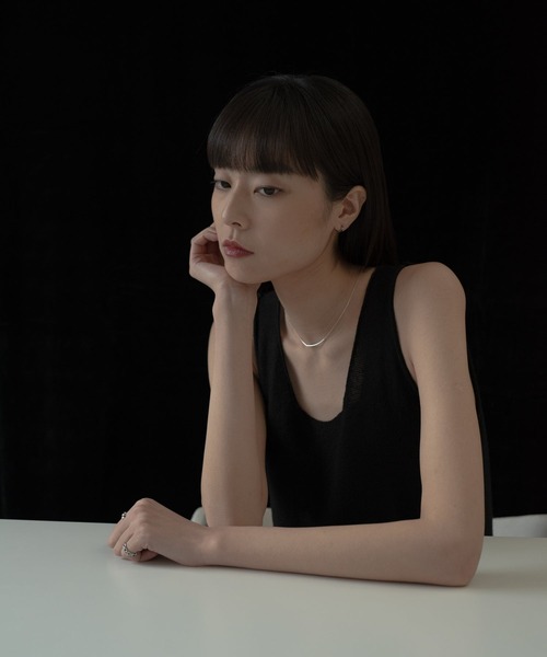novice（ノーヴィス）の「【novice】Hinged Mini Hoop Pierce［Stainless］（ピアス（両耳用）・レディース・シルバー/ゴールド・FREE）」の10枚目の写真