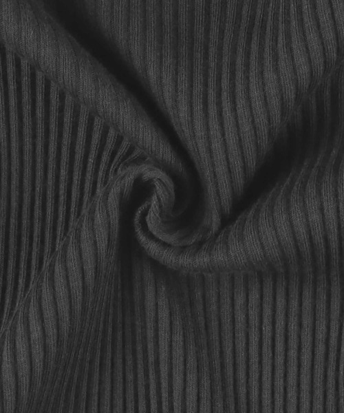 une nana cool（ウンナナクール）の「綿100% リブ編みコットン 長袖シャツ（インナーウェア/肌着・レディース・ブラック/ベージュ/オリーブ/モカ/アイボリー/ダークブラウン/グレー/ミント/テラコッタ/ピンク/ダークネイビー・M/L）」の14枚目の写真