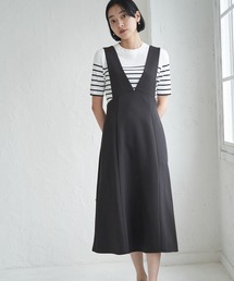 ROPE' PICNIC | 深めVネックジャンパースカート(ジャンパースカート)