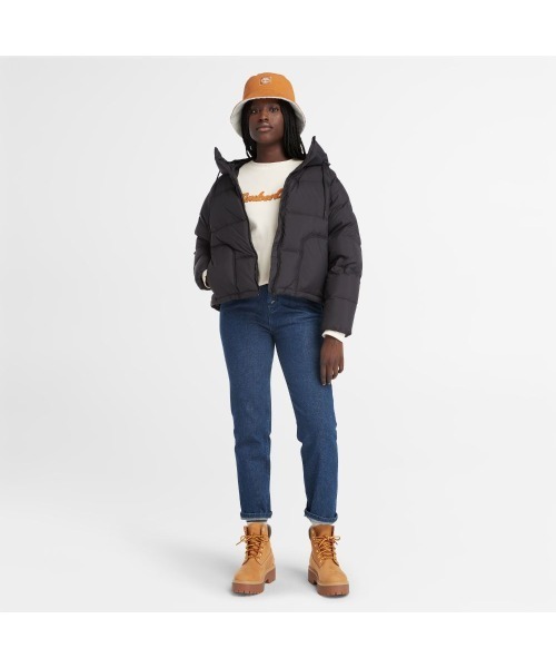 Timberland(ティンバーランド)の「レディース 長袖 ロゴ クルー スウェットシャツ(スウェット・レディース・ブルー系その他/ホワイト・X-LARGE/LARGE/MEDIUM/SMALL/X-SMALL)」の11枚目の写真