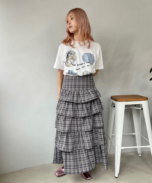 SANSeLF（サンセルフ）の「フロントプリントTシャツ【SANSeLF】sanw24s002（Tシャツ/カットソー・レディース・ホワイト・FREE）」の8枚目の写真