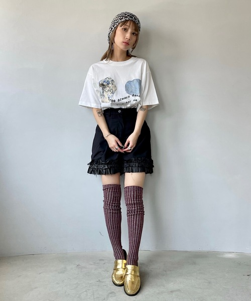 SANSeLF（サンセルフ）の「フロントプリントTシャツ【SANSeLF】sanw24s002（Tシャツ/カットソー・レディース・ホワイト・FREE）」の13枚目の写真