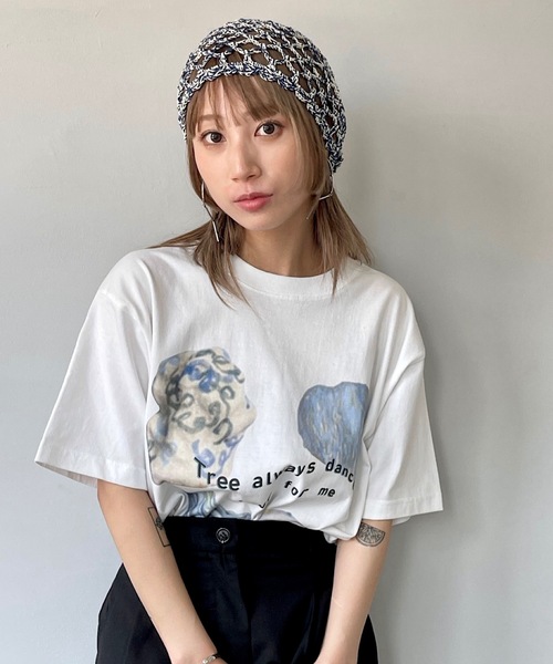 SANSeLF（サンセルフ）の「フロントプリントTシャツ【SANSeLF】sanw24s002（Tシャツ/カットソー・レディース・ホワイト・FREE）」の16枚目の写真