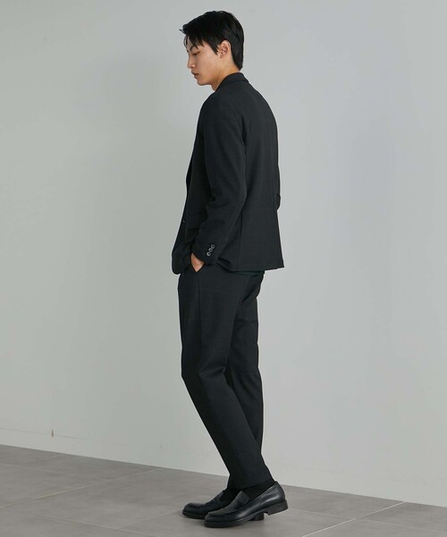 UNITED TOKYO（ユナイテッドトウキョウ）の「アウトラスト ベーシック ジャケット│セットアップ対応（セットアップ・メンズ・ブラック/ダークグレー/チェック/ライトブルーグレー・2/3/1）」の6枚目の写真