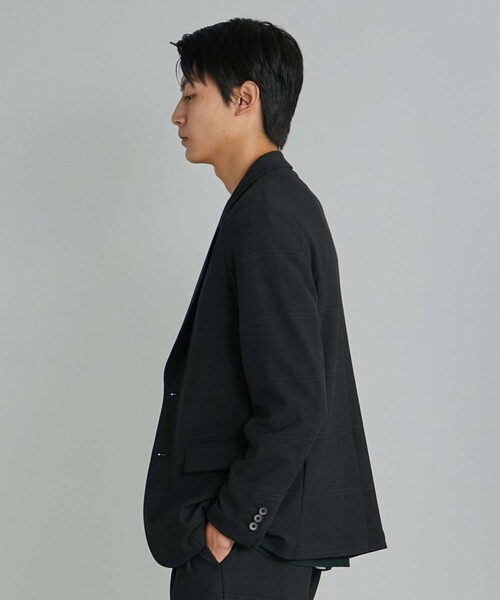 UNITED TOKYO（ユナイテッドトウキョウ）の「アウトラスト ベーシック ジャケット│セットアップ対応（セットアップ・メンズ・ブラック/ダークグレー/チェック/ライトブルーグレー・2/3/1）」の10枚目の写真