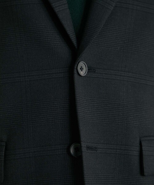 UNITED TOKYO（ユナイテッドトウキョウ）の「アウトラスト ベーシック ジャケット│セットアップ対応（セットアップ・メンズ・ブラック/ダークグレー/チェック/ライトブルーグレー・2/3/1）」の15枚目の写真