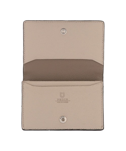 PEDIR（ペディール）の「ディアシュリンク レザー 本革 名刺入れ/PEDIR（名刺入れ・レディース・グレイッシュベージュ/ブラウン系その他/ブラック/ライトブルー/ライトピンク/ライトグリーン・FREE）」の11枚目の写真