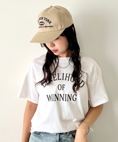 wears(ウェアーズ)の「NEWYORKフロント刺繍ロゴキャップ(キャップ・レディース・ブラック/ホワイト/ネイビー/ブラウン/ダークグリーン/ベージュ/ブルー/オフホワイト・FREE)」の18枚目の写真