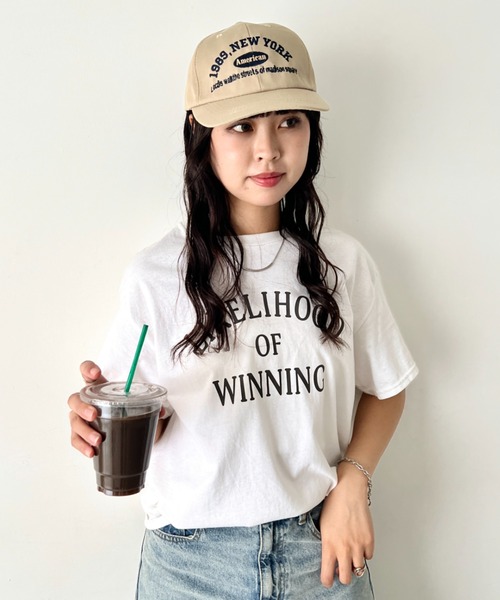 wears(ウェアーズ)の「NEWYORKフロント刺繍ロゴキャップ(キャップ・レディース・ブラック/ホワイト/ネイビー/ブラウン/ダークグリーン/ベージュ/ブルー/オフホワイト・FREE)」の22枚目の写真