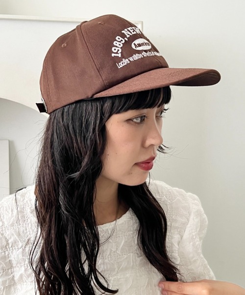 wears(ウェアーズ)の「NEWYORKフロント刺繍ロゴキャップ(キャップ・レディース・ブラック/ホワイト/ネイビー/ブラウン/ダークグリーン/ベージュ/ブルー/オフホワイト・FREE)」の19枚目の写真