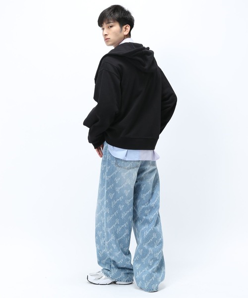 Anui（アニュイ）の「【UNISEX】BIGフードトグルカーディガン（カーディガン/ボレロ・レディース・ブラック/オフホワイト・M/L）」の15枚目の写真
