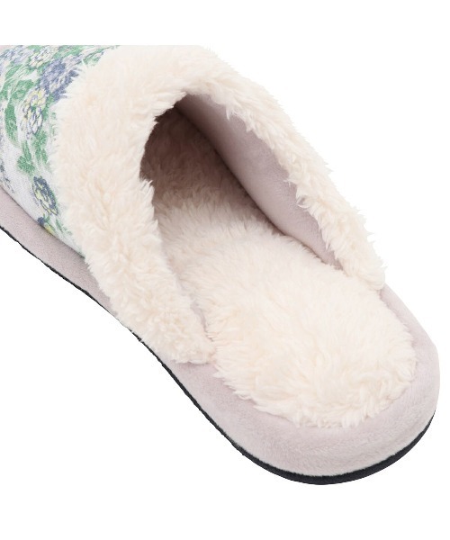 KID BLUE(キッドブルー)の「キッドブルー -裏シャギーローズパティオ -スリッパ -KGVW129 -kidblue(ルームシューズ/スリッパ・レディース・レッド/ブルー・-)」の8枚目の写真