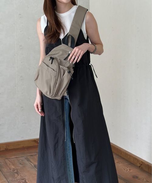 Per sist ence(パーシエンス)の「Per sist ence/パーシエンス ワンショルダーボディバッグ/スリングバッグ/軽量(ボディバッグ/ウエストポーチ・メンズ・グレー/ブラック/モカ・FREE)」の12枚目の写真