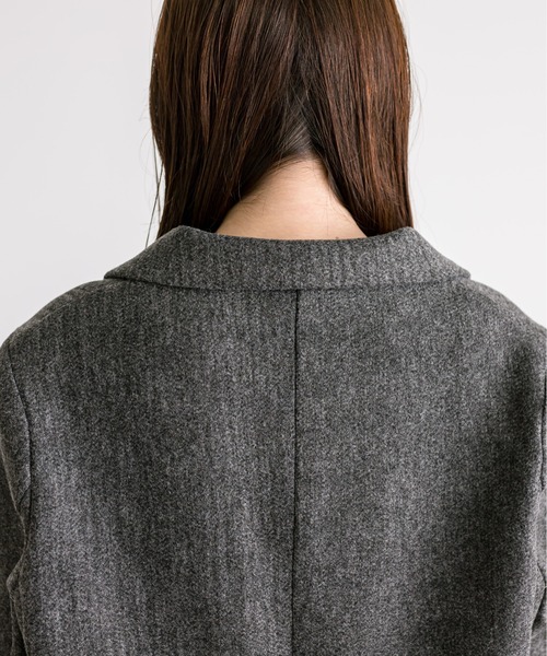 OLIVE des OLIVE（オリーブデオリーブ）の「テーラードジャケットコート　1032070140（テーラードジャケット・レディース・チェック/ブラック/チャコールグレー/アイボリー・FREE）」の13枚目の写真