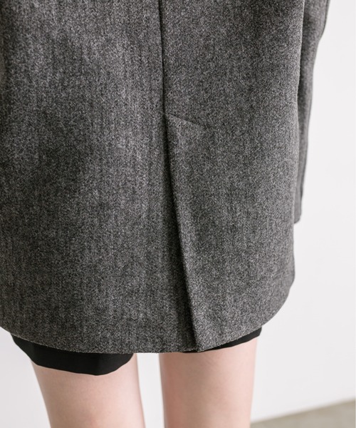 OLIVE des OLIVE（オリーブデオリーブ）の「テーラードジャケットコート　1032070140（テーラードジャケット・レディース・チェック/ブラック/チャコールグレー/アイボリー・FREE）」の14枚目の写真