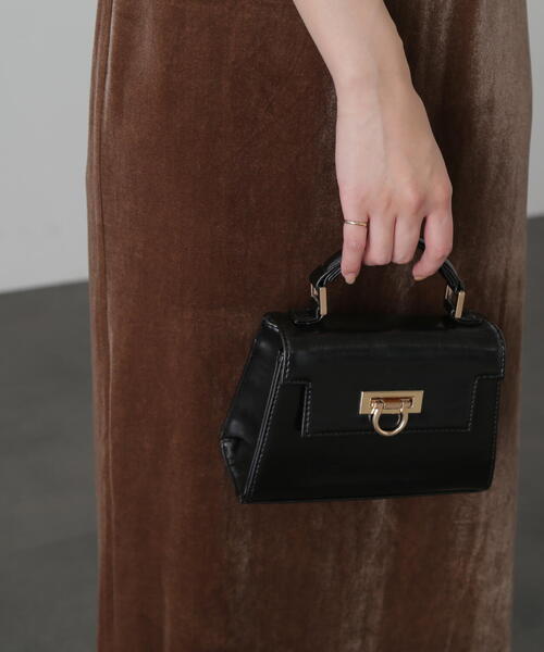 FREE'S MART（フリーズマート）の「クリップフラップバッグ（ショルダーバッグ・レディース・ブラック/ホワイト/ブルー系その他・ﾌﾘ-）」の20枚目の写真