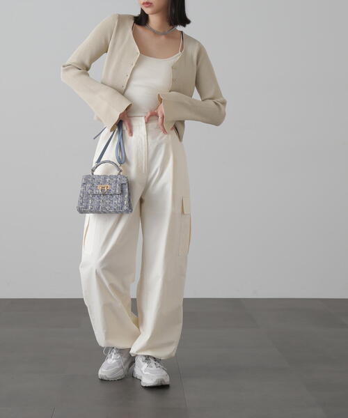 FREE'S MART（フリーズマート）の「クリップフラップバッグ（ショルダーバッグ・レディース・ブラック/ホワイト/ブルー系その他・ﾌﾘ-）」の11枚目の写真