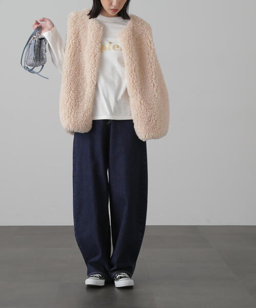 FREE'S MART（フリーズマート）の「クリップフラップバッグ（ショルダーバッグ・レディース・ブラック/ホワイト/ブルー系その他・ﾌﾘ-）」の13枚目の写真