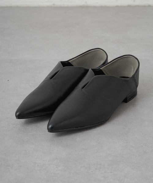 PUAL CE CIN（ピュアルセシン）の「スリットパンプス（パンプス・レディース・ブラック・LARGE/MEDIUM）」の7枚目の写真
