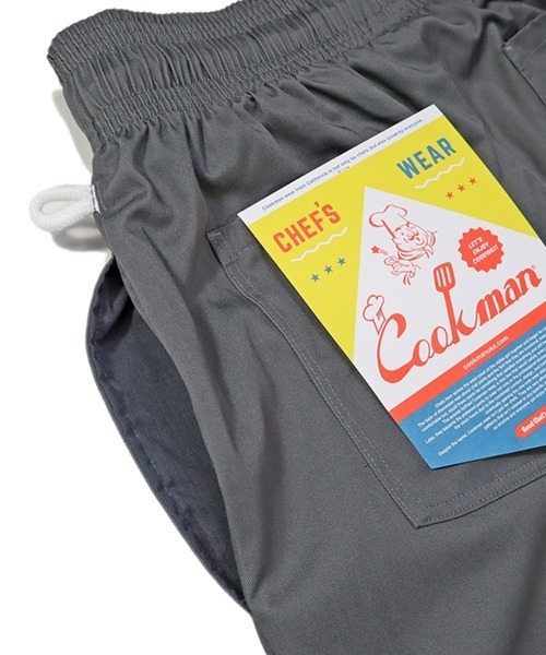 COOKMAN（クックマン）の「Cookman クックマン シェフパンツ イージーパンツ ワイドパンツ Charcoal（その他パンツ・メンズ・チャコールグレー・MEDIUM/LARGE/SMALL）」の3枚目の写真