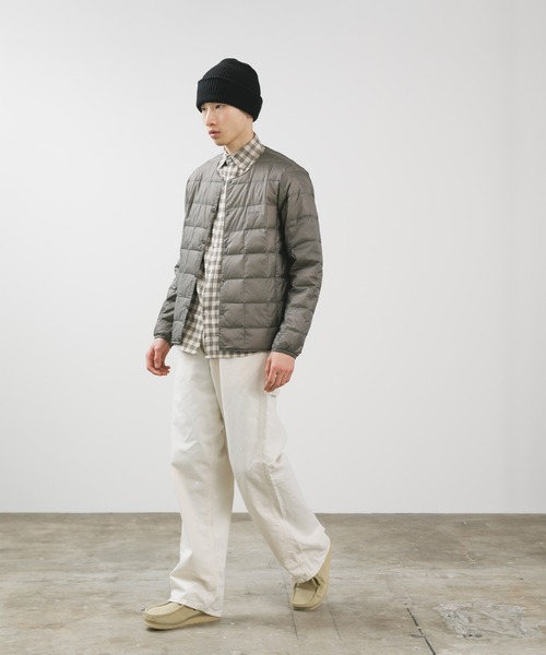 Gramicci(グラミチ)の「GRAMICCI/グラミチ×TAION/タイオン INNER DOWN JACKET インナーダウン(ダウンジャケット/コート・メンズ・グレー/ブラック/オリーブ・M/L/XL/S)」の19枚目の写真