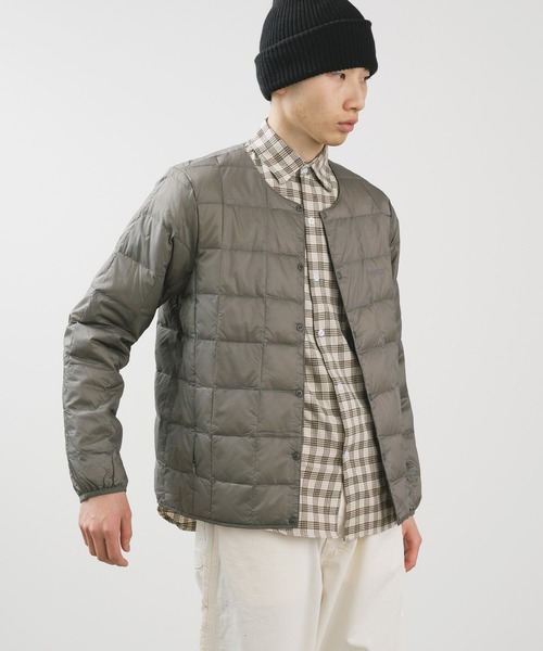Gramicci(グラミチ)の「GRAMICCI/グラミチ×TAION/タイオン INNER DOWN JACKET インナーダウン(ダウンジャケット/コート・メンズ・グレー/ブラック/オリーブ・M/L/XL/S)」の16枚目の写真