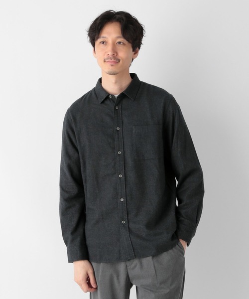 GLOBAL WORK（グローバルワーク）の「やわらかリッチネル/レギュラーシャツ/704868（シャツ/ブラウス・メンズ・ライトブルー/その他/ホワイト系その他2/グレー/グレー系その他/オフホワイト/ネイビー/ダークグレー/ライトグレー/ダークブルー・X-LARGE/LARGE/MEDIUM/SMALL）」の18枚目の写真