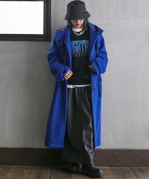 GEVS.（ジェイヴィス）の「＜大きいサイズ＞ ロゴプリント裏起毛プルオーバー GEVS.（スウェット・レディース・オートミール/ブラック・4L/LL/5L/L/3L）」の16枚目の写真