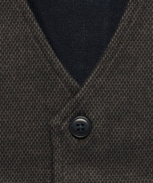 【セール】前身カット ベーシック ニットジレ（ベスト）｜TOKYO SHIRTS（トウキョウシャツ）