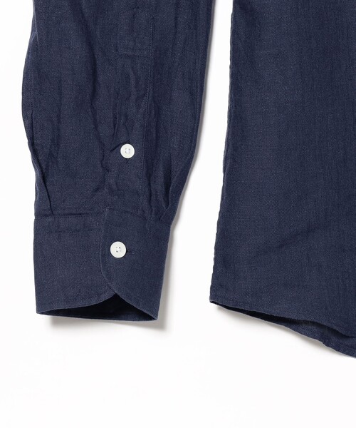 【希少】Brilla per il gusto リネン シャツ L ネイビー 迷ったらコレ！伸びるリネンシャツ！？｜ビームス 新潟｜BEAMS