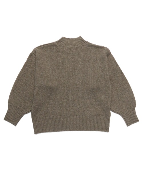 Pitta Re:)（ピッタリ）の「ラム混畦プルオーバーニット（ニット/セーター・レディース・モカ/イエロー・L/M）」の8枚目の写真