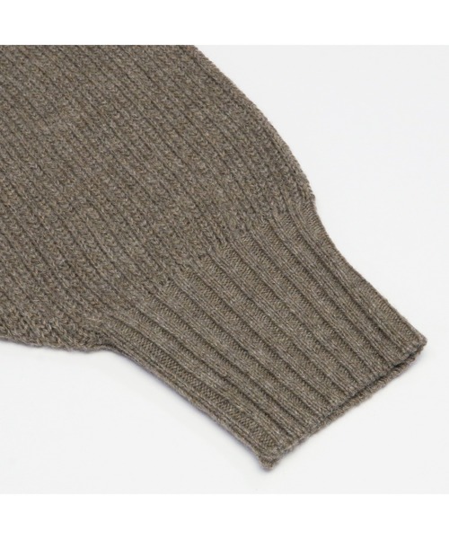 Pitta Re:)（ピッタリ）の「ラム混畦プルオーバーニット（ニット/セーター・レディース・モカ/イエロー・L/M）」の9枚目の写真