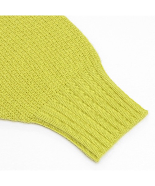 Pitta Re:)（ピッタリ）の「ラム混畦プルオーバーニット（ニット/セーター・レディース・モカ/イエロー・L/M）」の14枚目の写真