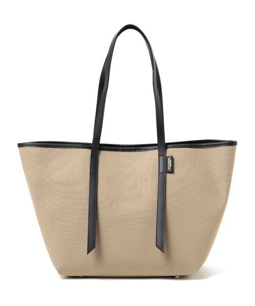 VIOLAd'ORO（ヴィオラドーロ）の「VIOLAd’ORO × Demi-Luxe BEAMS / 別注 コットンキャンバス ショルダ―バッグ（トートバッグ・レディース・ブラック系その他3・ONE SIZE）」の22枚目の写真