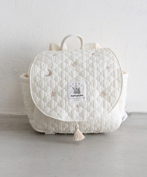 PUPPAPUPO（プッパプーポ）の「ベビー リュック（バックパック/リュック・キッズ・ホワイト系その他/ベージュ系その他/グレイッシュベージュ/アイボリー・FREE）」の7枚目の写真