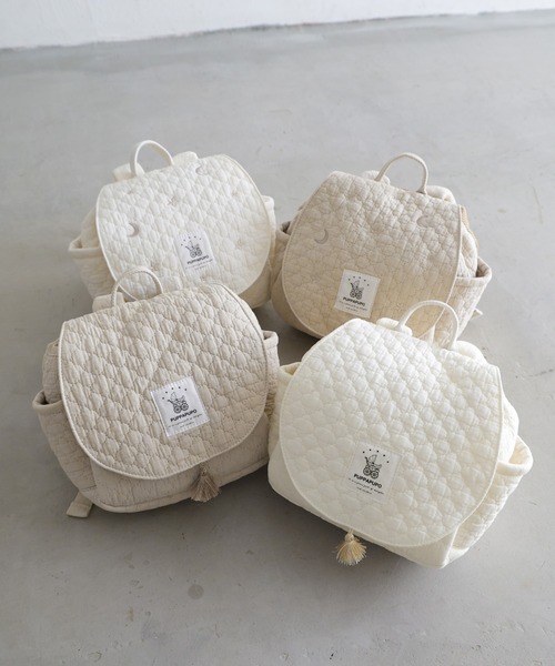 PUPPAPUPO（プッパプーポ）の「ベビー リュック（バックパック/リュック・キッズ・ホワイト系その他/ベージュ系その他/グレイッシュベージュ/アイボリー・FREE）」の12枚目の写真