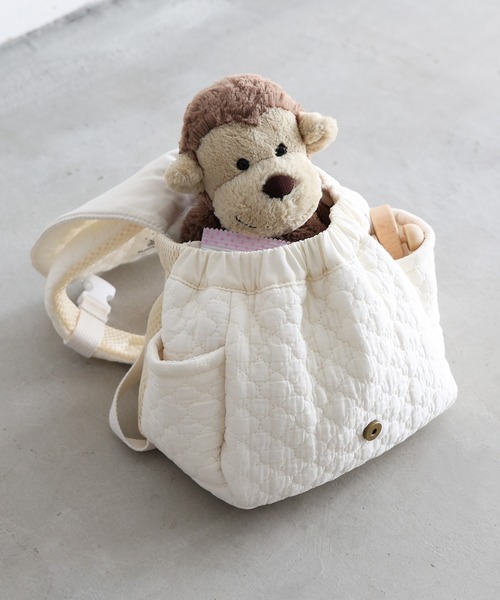 PUPPAPUPO（プッパプーポ）の「ベビー リュック（バックパック/リュック・キッズ・ホワイト系その他/ベージュ系その他/グレイッシュベージュ/アイボリー・FREE）」の16枚目の写真