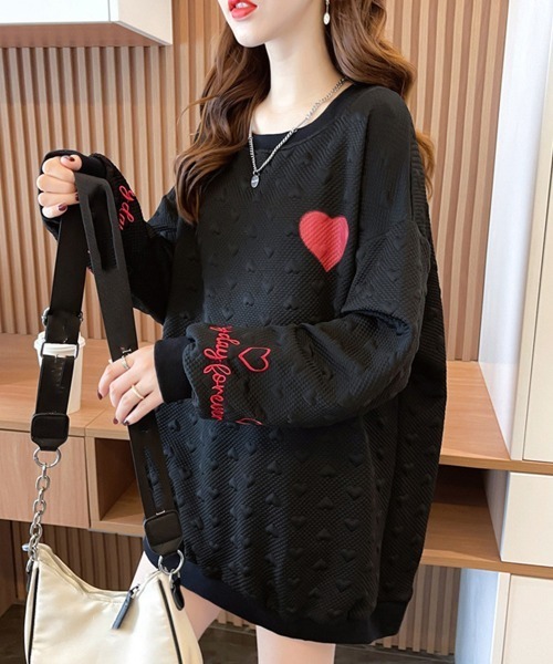 Miniministore（ミニミニストア）の「【新サイズ追加】トレーナーレディーススウェットシャツ韓国（スウェット・レディース・ブラック/グレー/ベージュ・XXL/XL/L）」の18枚目の写真