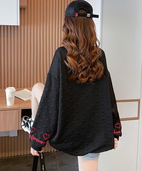 Miniministore（ミニミニストア）の「【新サイズ追加】トレーナーレディーススウェットシャツ韓国（スウェット・レディース・ブラック/グレー/ベージュ・XXL/XL/L）」の20枚目の写真