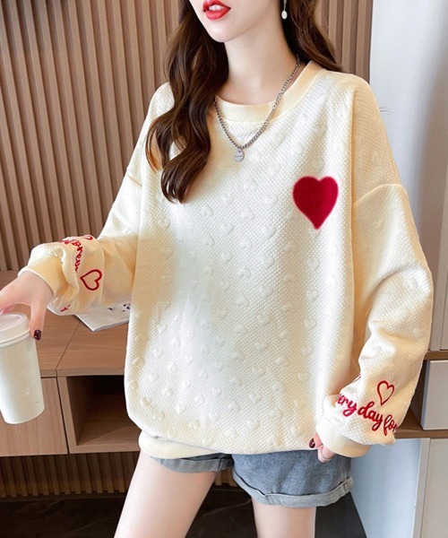 Miniministore（ミニミニストア）の「【新サイズ追加】トレーナーレディーススウェットシャツ韓国（スウェット・レディース・ブラック/グレー/ベージュ・XXL/XL/L）」の22枚目の写真