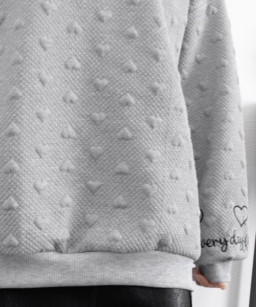 Miniministore（ミニミニストア）の「【新サイズ追加】トレーナーレディーススウェットシャツ韓国（スウェット・レディース・ブラック/グレー/ベージュ・XXL/XL/L）」の6枚目の写真