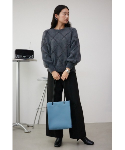 AZUL by moussy（アズールバイマウジー）の「ナローハンドルショッパーバッグ（ショルダーバッグ・レディース・アイボリー/ブラック/ブルー/シルバー・FREE）」の22枚目の写真
